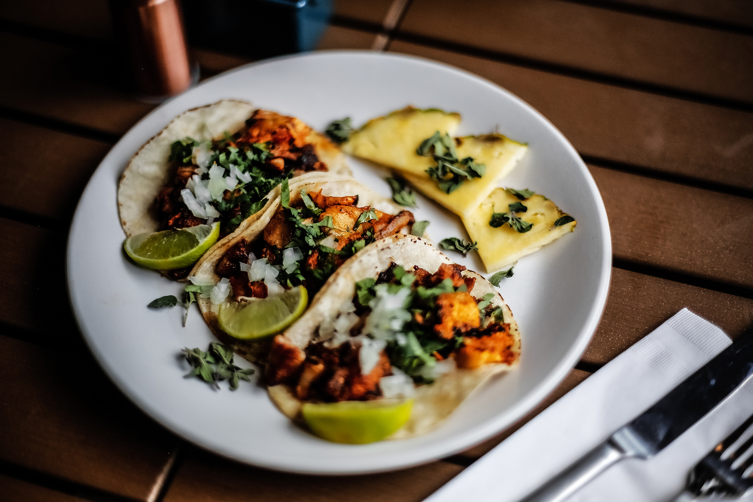 Plate of tacos